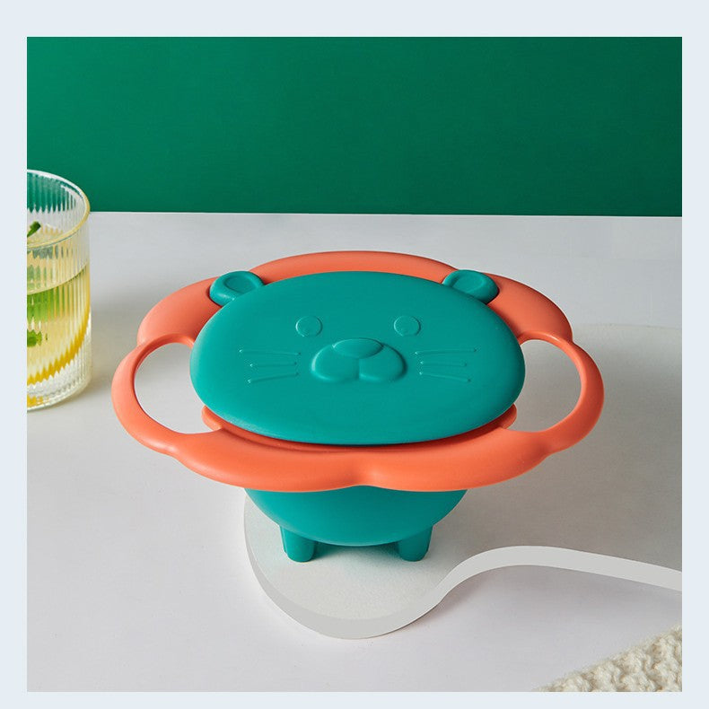 Rotating children's bowl, 19 cm, PP, non-slip — product view 5