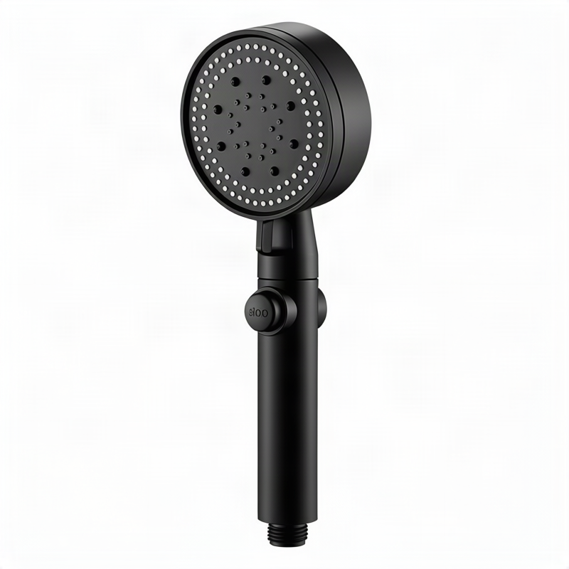 Shower head set with massage function and holder — product view 7
