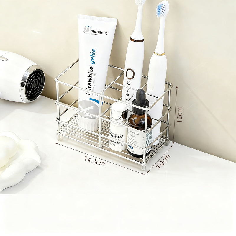 Stainless steel toothbrush holder, tray — product view 5