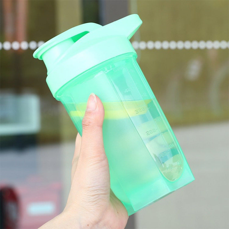 Plastic protein shaker, 500 ml, portable — product view 5