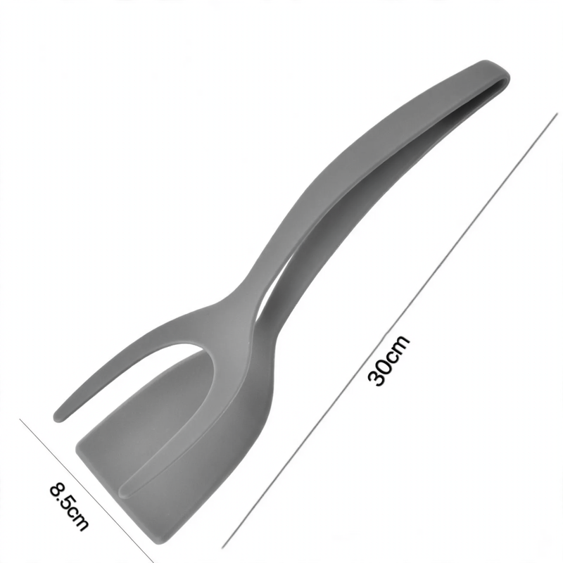 2-in-1 spatula and food tongs, non-stick — product view 3
