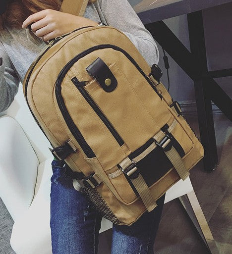Canvas backpack, large and versatile — product view 7