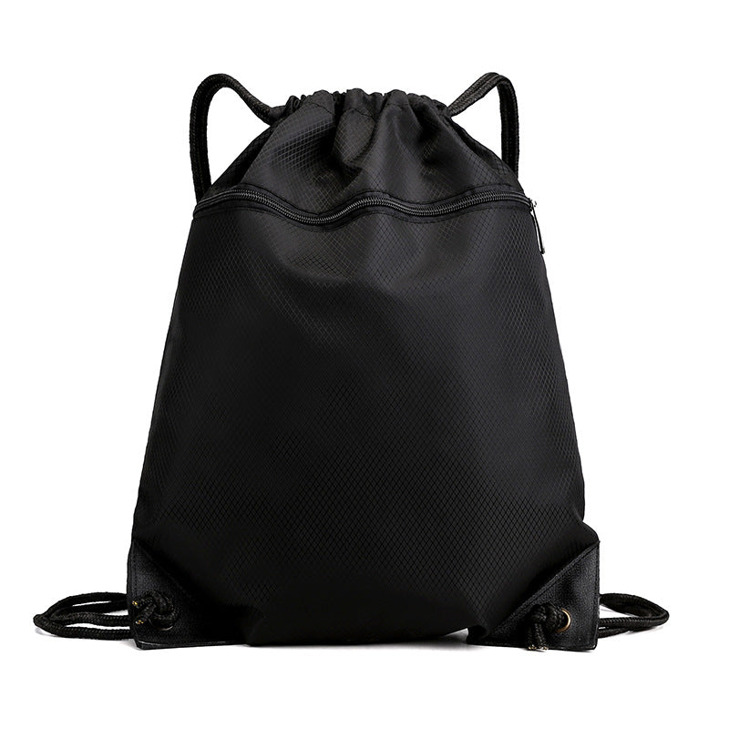 Sporty backpack made of oxford fabric with drawstring — product view 7