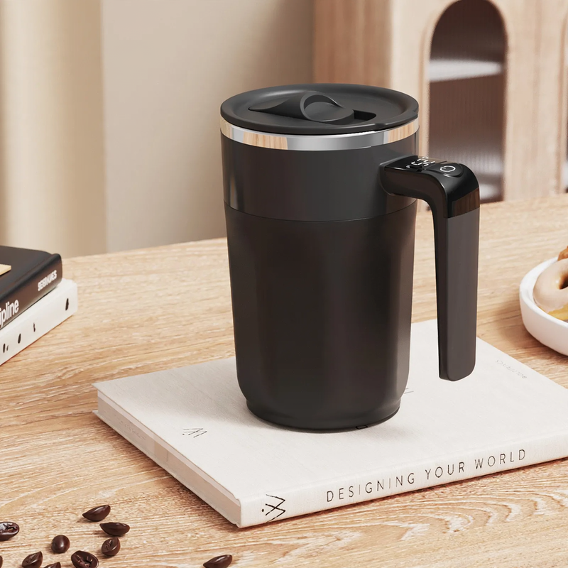 Self-stirring cup made of stainless steel, 400 ml — product view 5