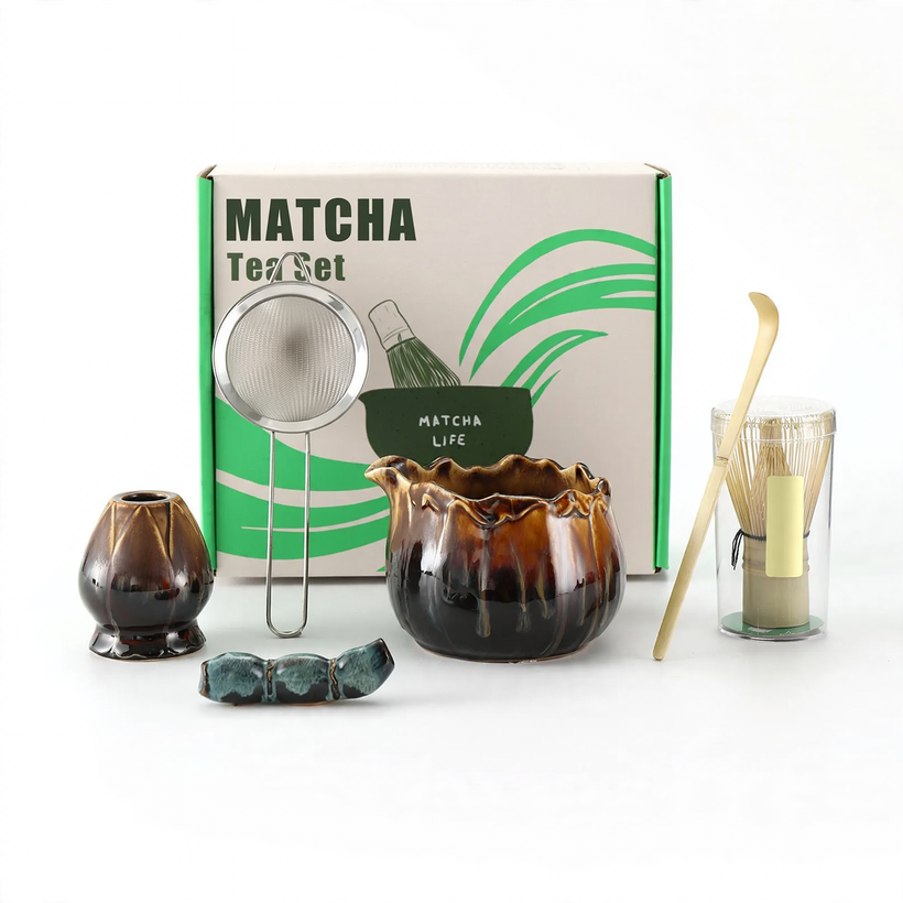 Japanese Matcha Set, 6-piece, ceramic — product view 2