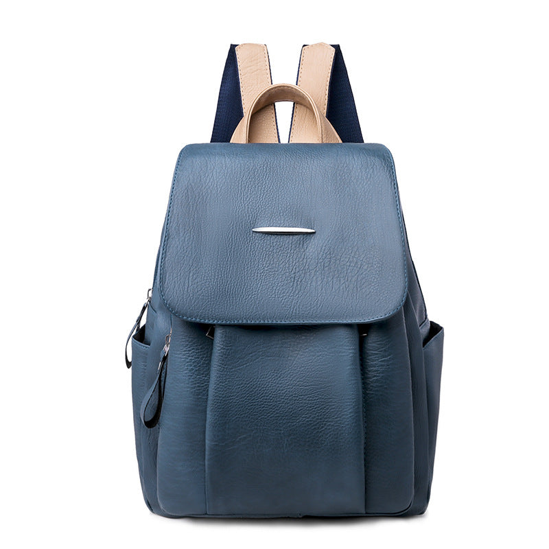 PU-Backpack, solid color, business and casual — product view 4