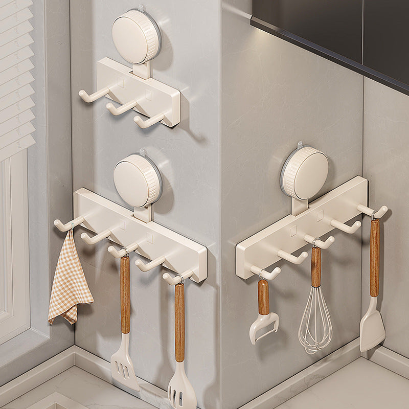 Suction cup kitchen hook with 3 or 5 hooks — product view 1