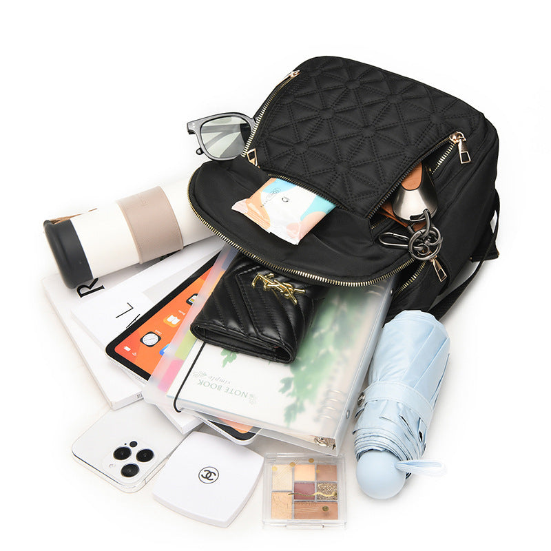 Women’s backpack, water-repellent, Oxford fabric — product view 3