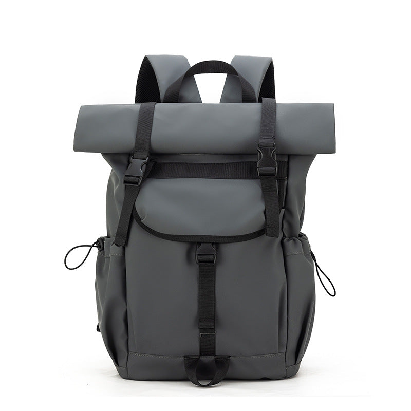 Double shoulder backpack with roll closure, 20-35 L — product view 7
