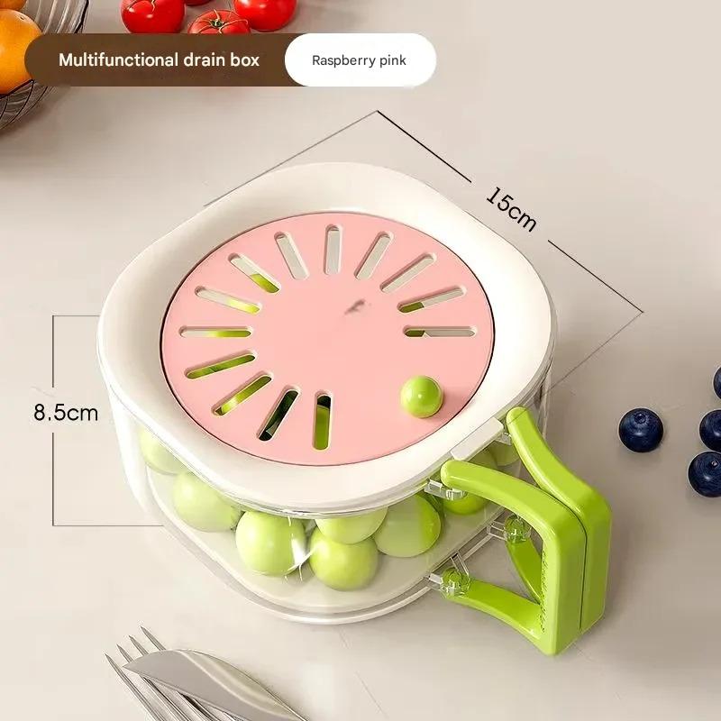 LoungeYard | Dust-Proof Fruit Drainer Basket — product view 1