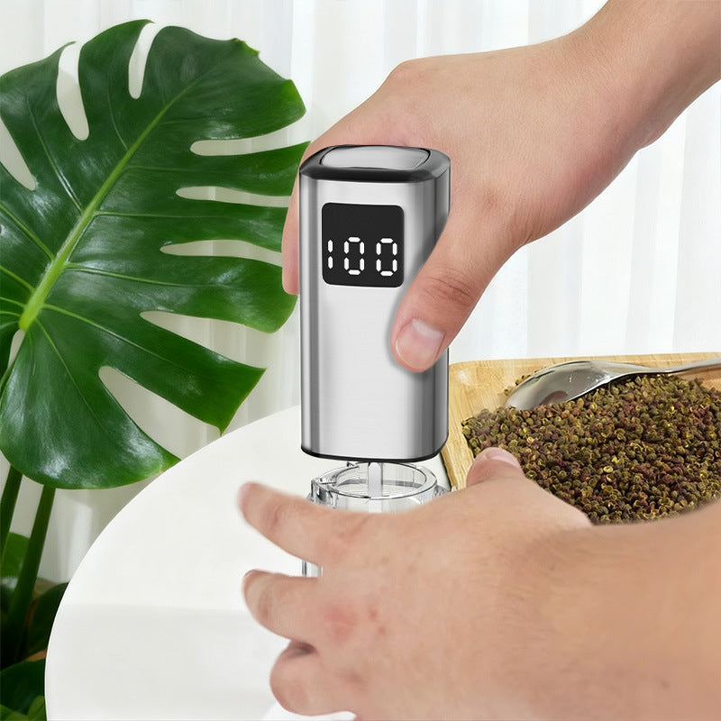 Electric Spice Mill Stainless Steel, rechargeable — product view 1