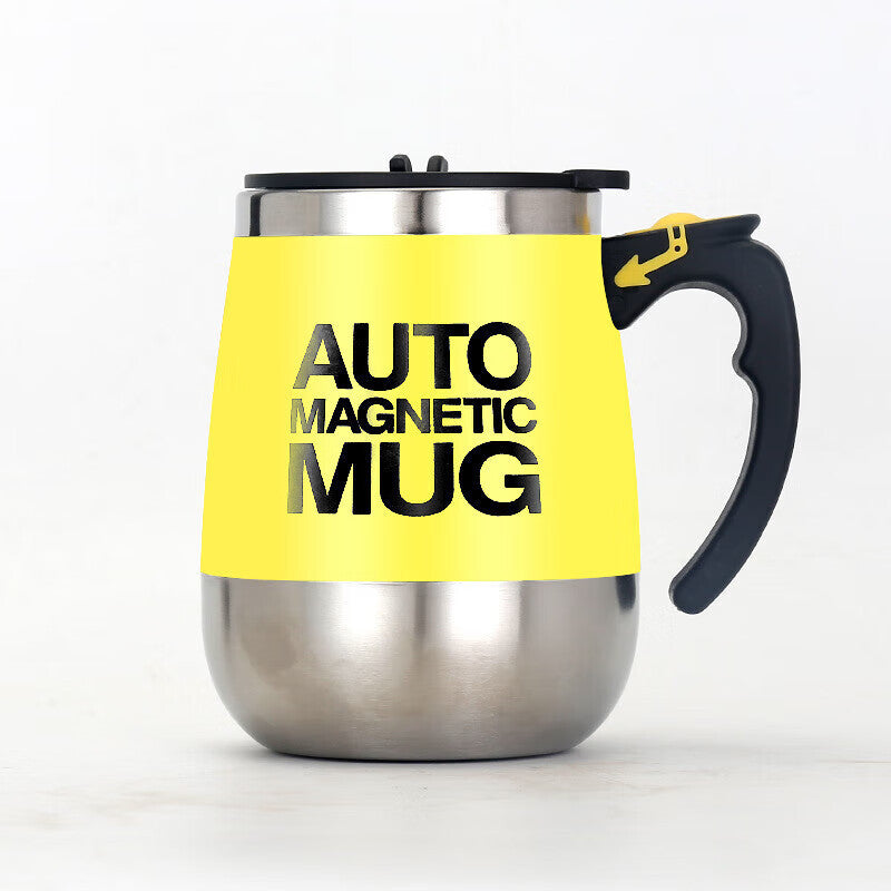 Self-stirring mug, 350 ml, stainless steel — product view 7