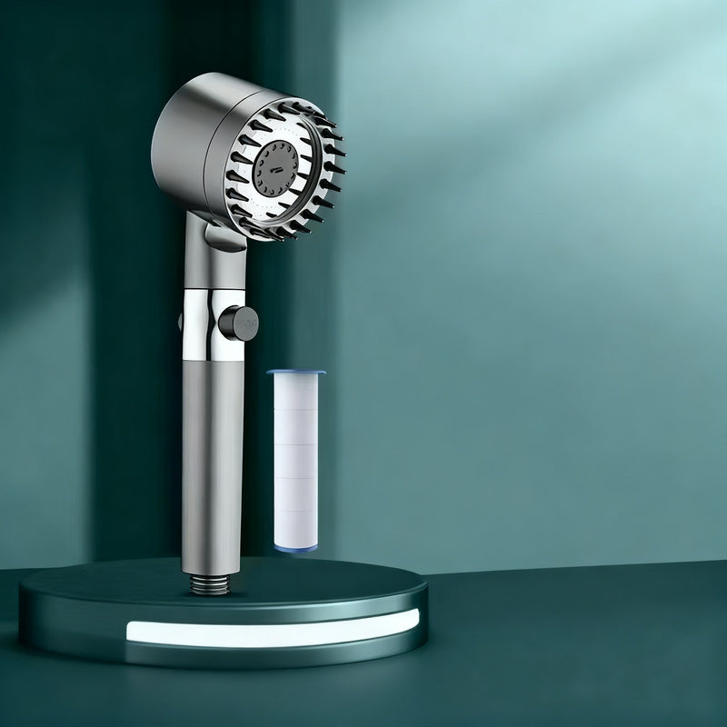 Shower head with filter and massage function — product view 6