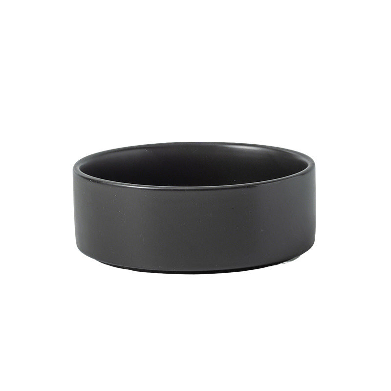 Ceramic soup bowl, round, white — product view 3