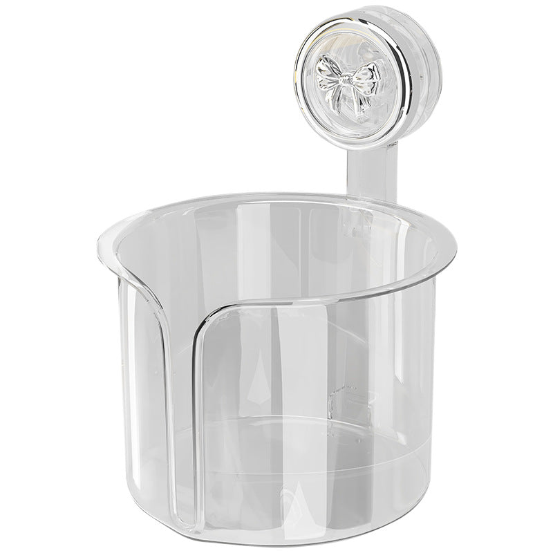 Toilet paper holder with suction cup, wall mountable — product view 5