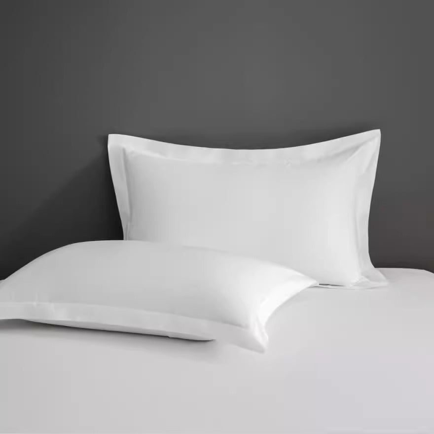 Cotton pillowcase, 58×88 cm, white — product view 1