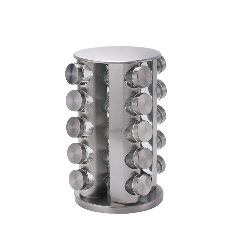 Rotatable coffee capsule organizer made of steel — product view 4