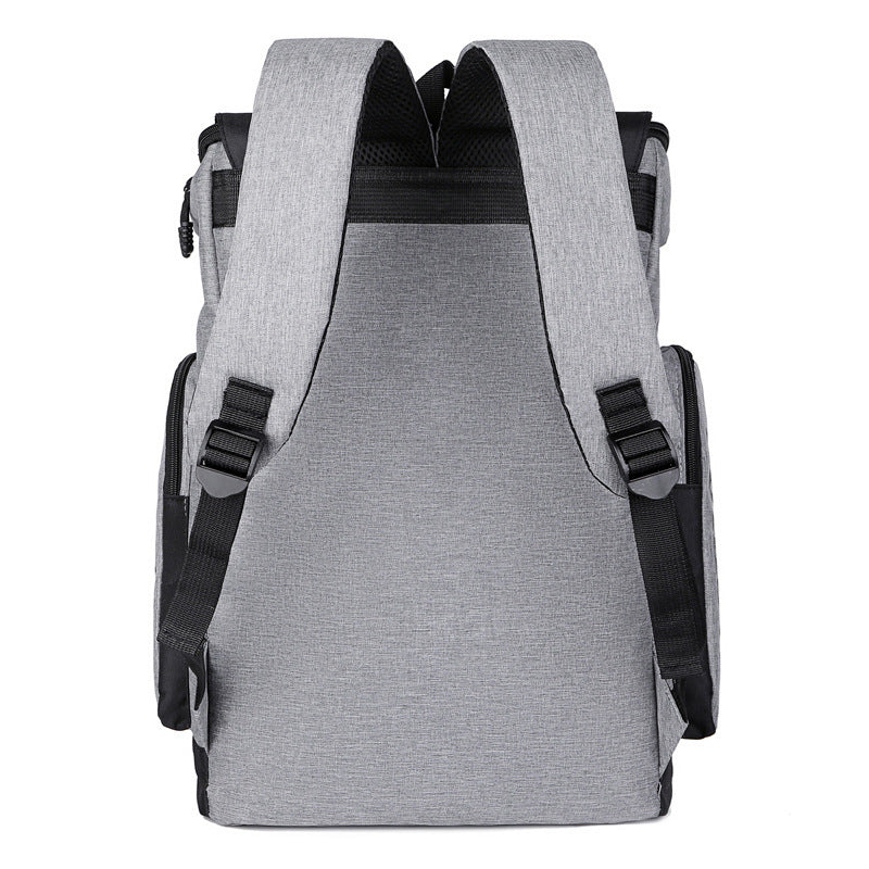 Men's canvas backpack, up to 16-inch laptop, breathable — product view 3
