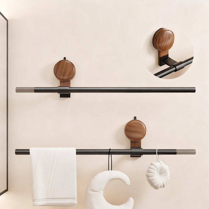 Towel holder made of space aluminum with suction cup — product view 2