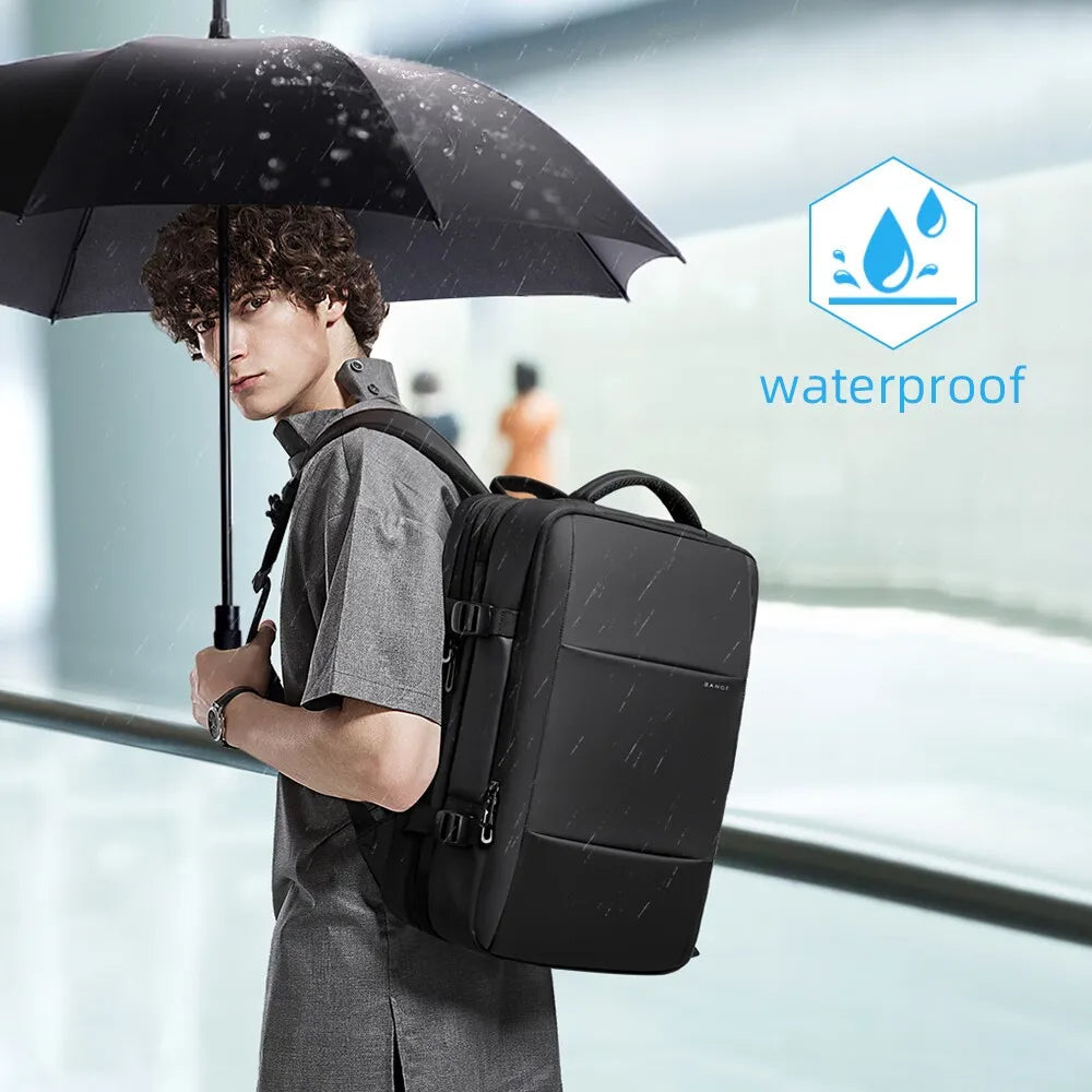 LoungeYard | Waterproof Expandable Travel Backpack – Large Capacity & Anti-Theft Protection — product view 3