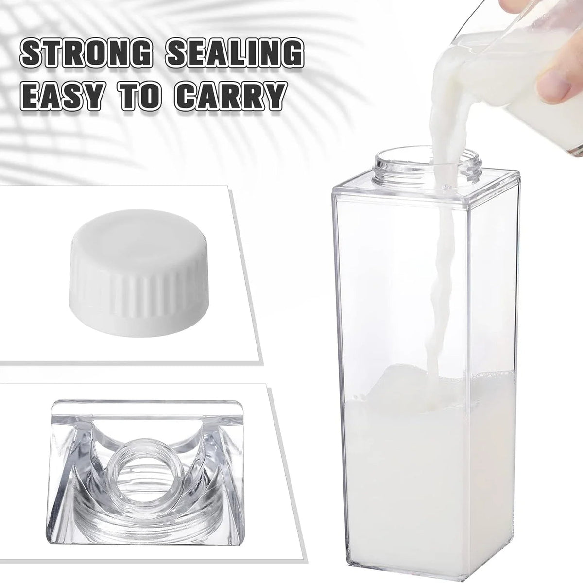 LoungeYard | 1000ml Milk Carton Water Bottle — product view 2