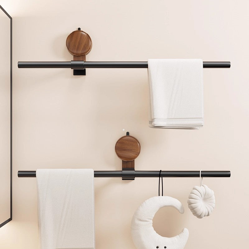 Towel holder made of space aluminum with suction cup — product view 1