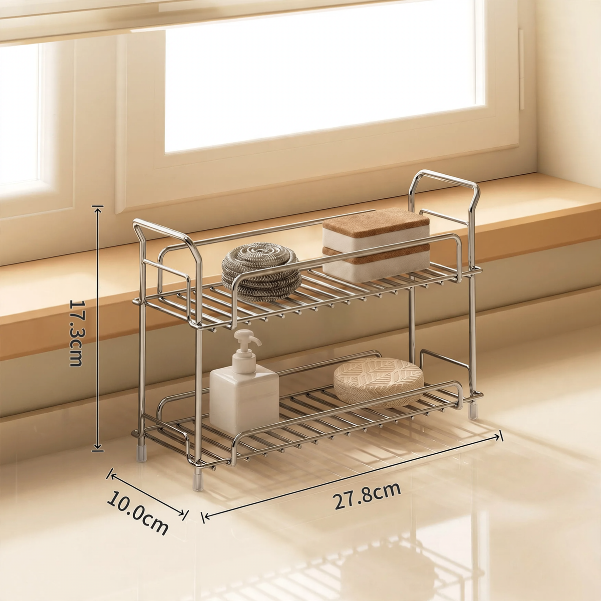 Draining rack for kitchen towels and sponges — product view 7