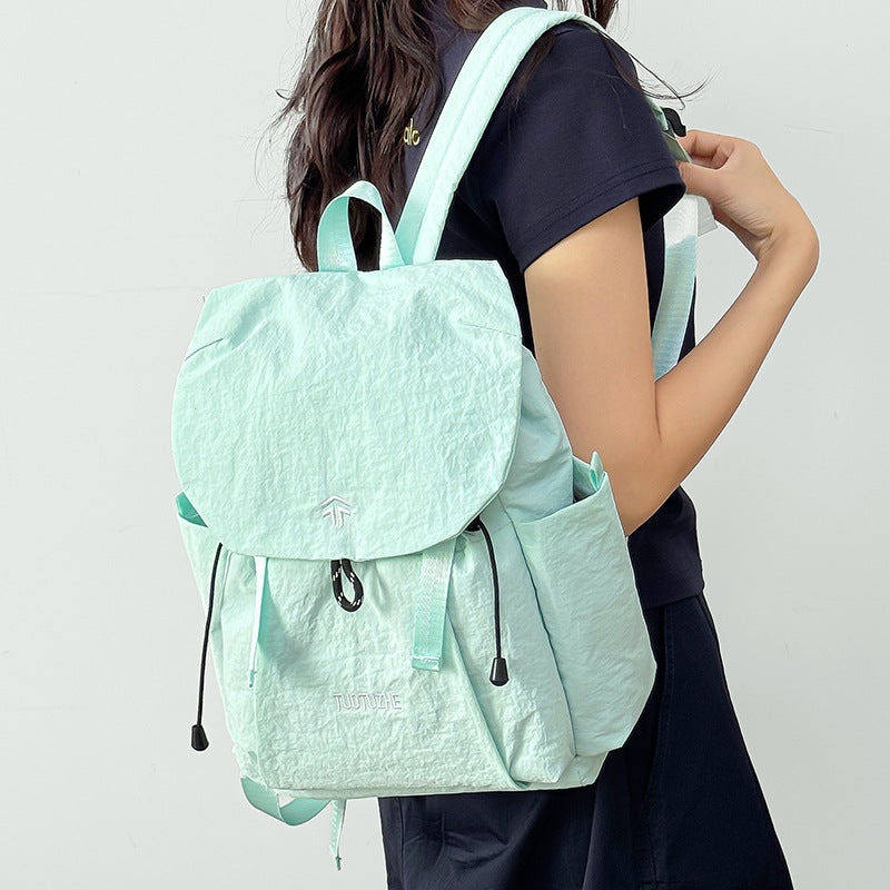 Lightweight nylon backpack for travel and outdoor — product view 2