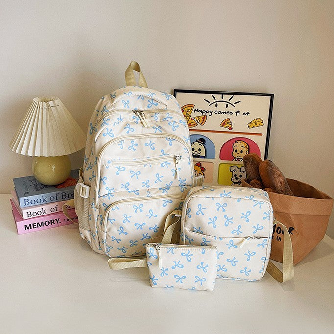 Three-piece backpack set made of nylon, large and versatile — product view 4
