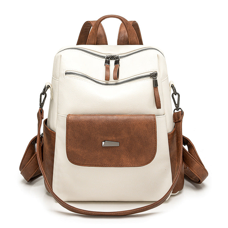 Women’s backpack made of PU, large capacity — product view 7