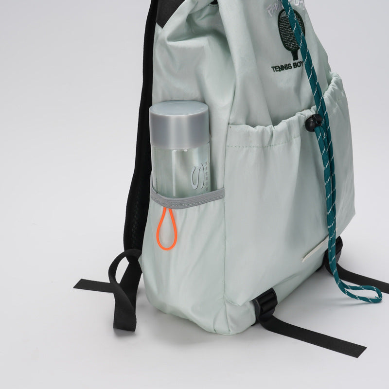 Nylon backpack, ultralight, drawstring — product view 4