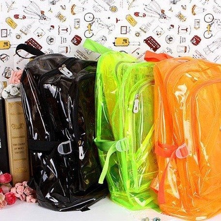 PVC Backpack, waterproof, candy colors — product view 2