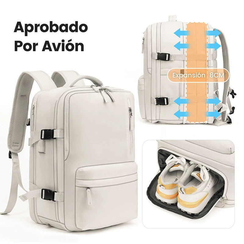 Expandable travel backpack, 36–55 L, for laptops — product view 6