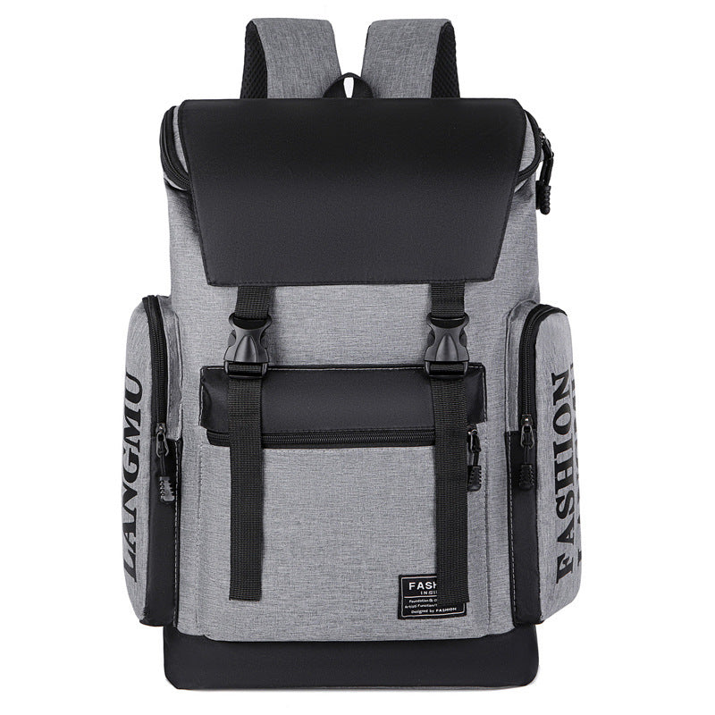 Men's canvas backpack, up to 16-inch laptop, breathable — product view 1