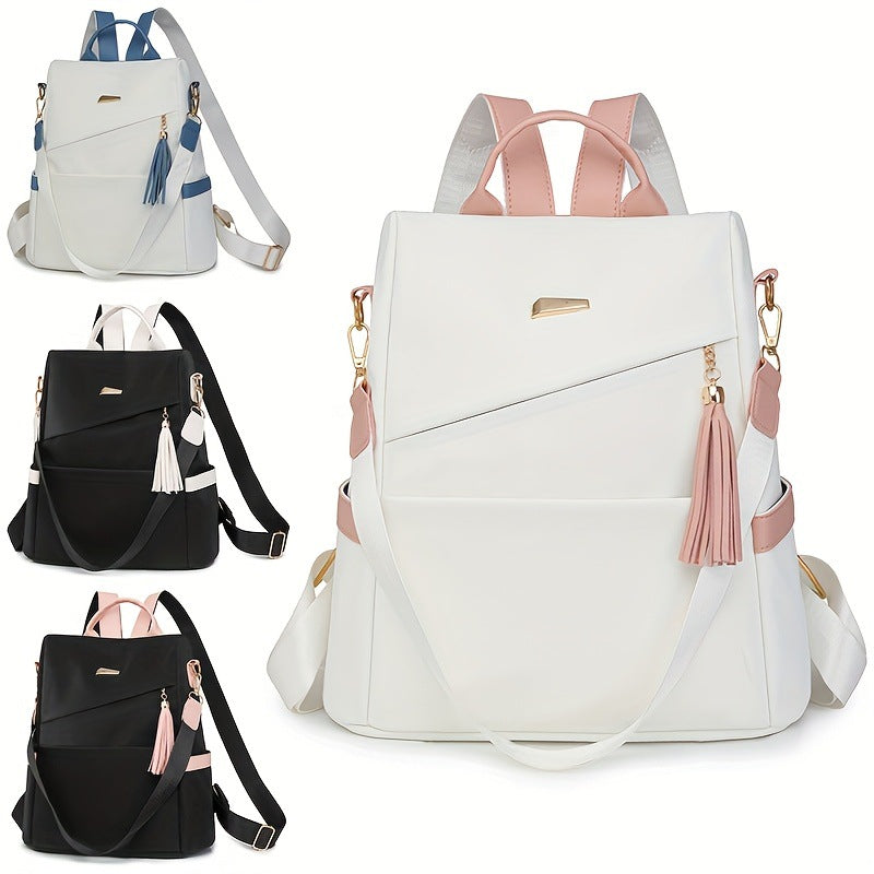 Nylon backpack, lightweight, for everyday use and travel — product view 1