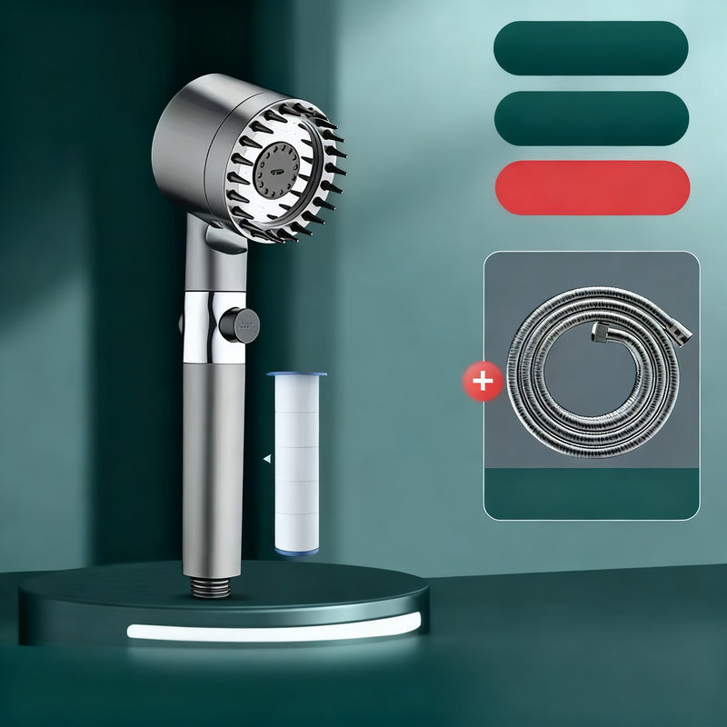 Shower head with filter and massage function — product view 7