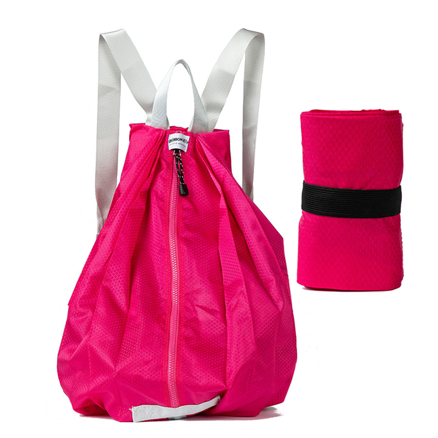 Waterproof Nylon Backpack, 20–35 L, geometric — product view 7