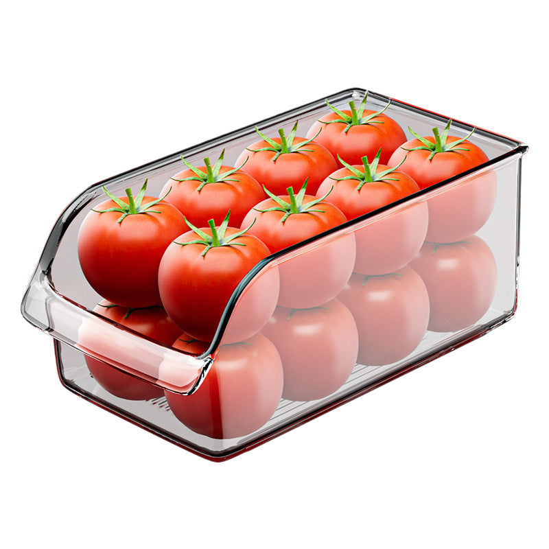Refrigerator drawer made of PET with drain grid — product view 3
