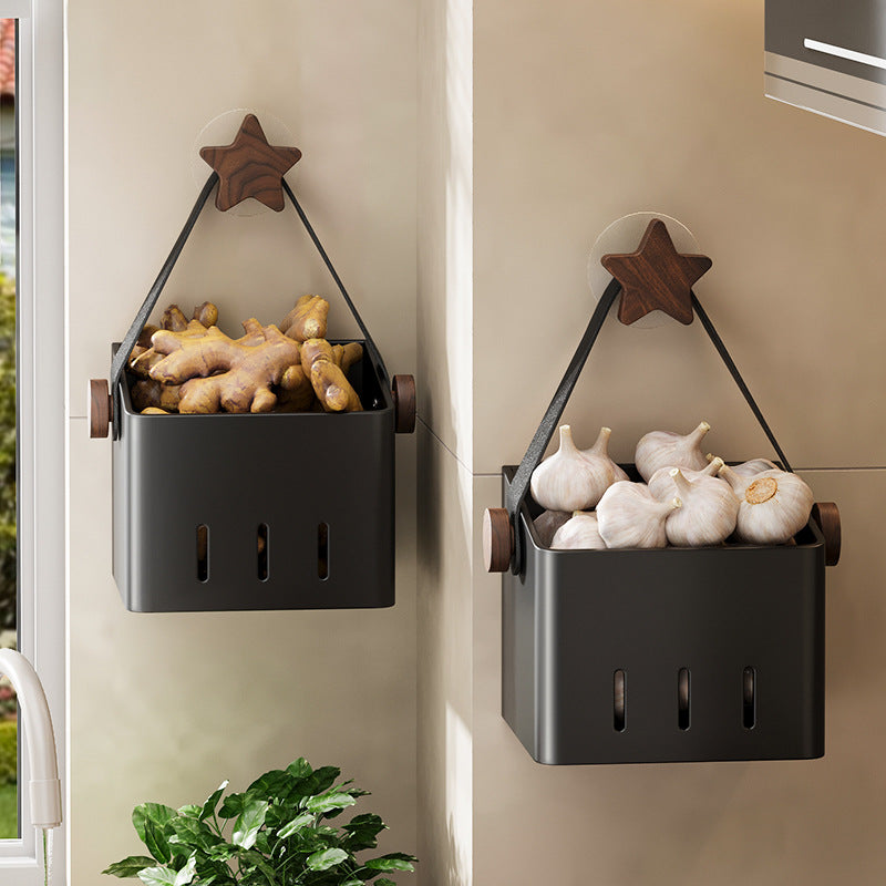 Wall-mounted storage container for kitchen ingredients — product view 1
