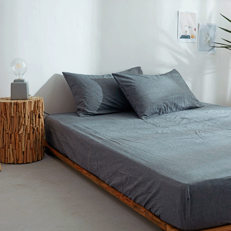 Cotton fitted sheet, 1.8 m bed — product view 5
