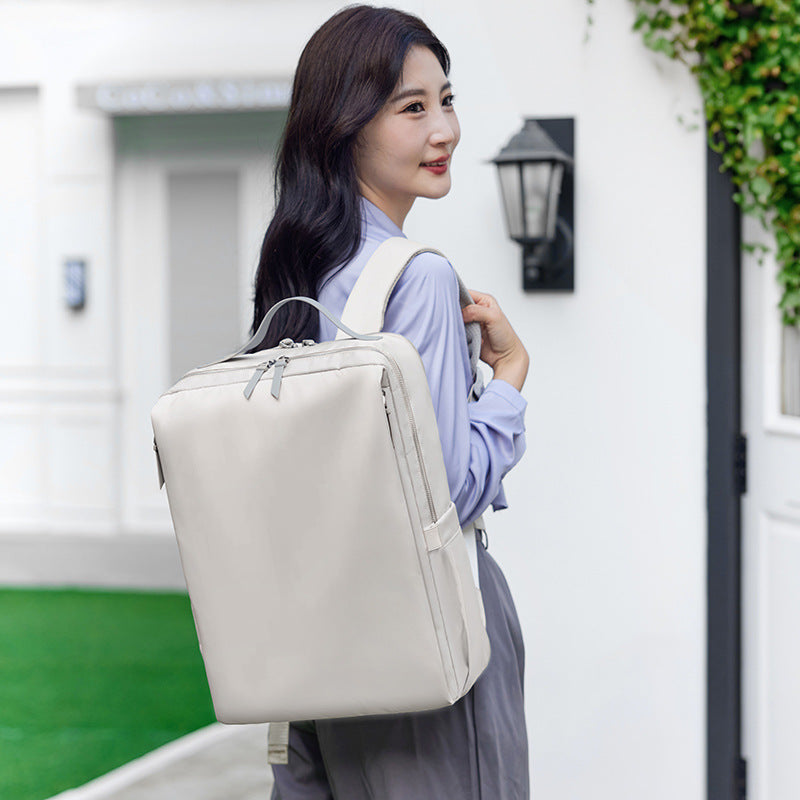 Laptop backpack, 15.6 inches, nylon, shoulder load distribution — product view 4