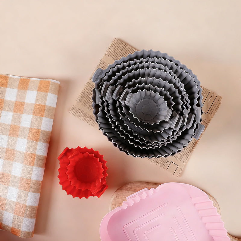 Silicone egg cups, round, 9×9×7 cm — product view 3