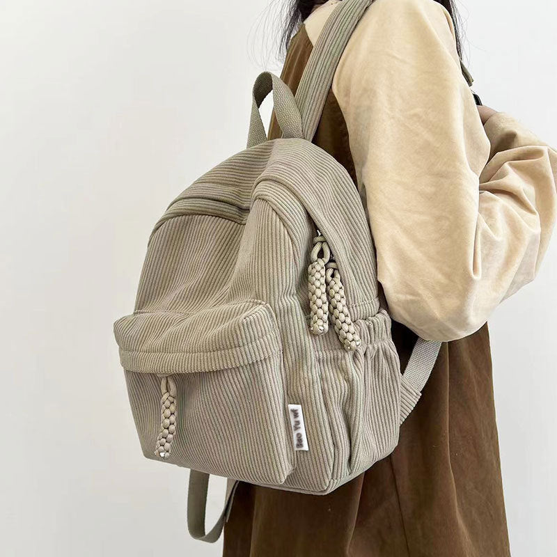 Women's backpack, cord, 20–35 L, for 13-inch laptop — product view 2