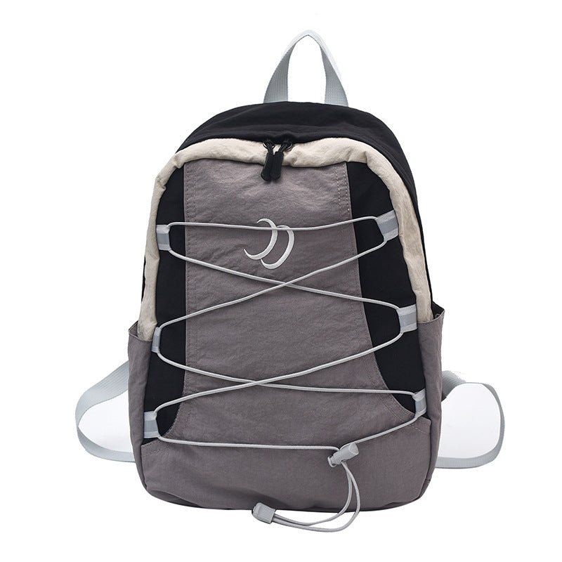 Nylon-Backpack, 20–35 L, with letter pattern — product view 5