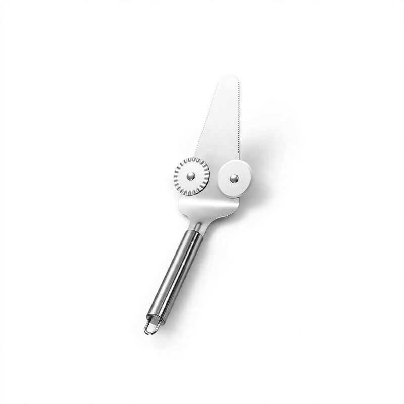Pizza cutter and cake server made of stainless steel — product view 7