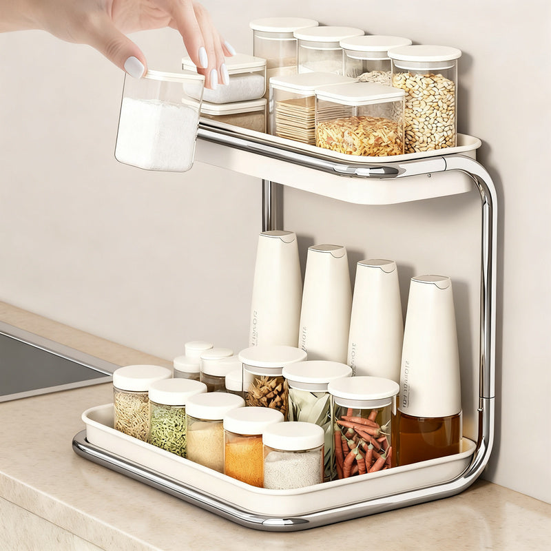 Multi-tiered spice rack for the countertop — product view 1