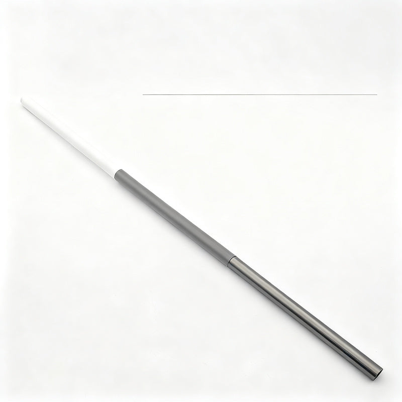 Stainless steel shower extension tube, 30 cm — product view 2