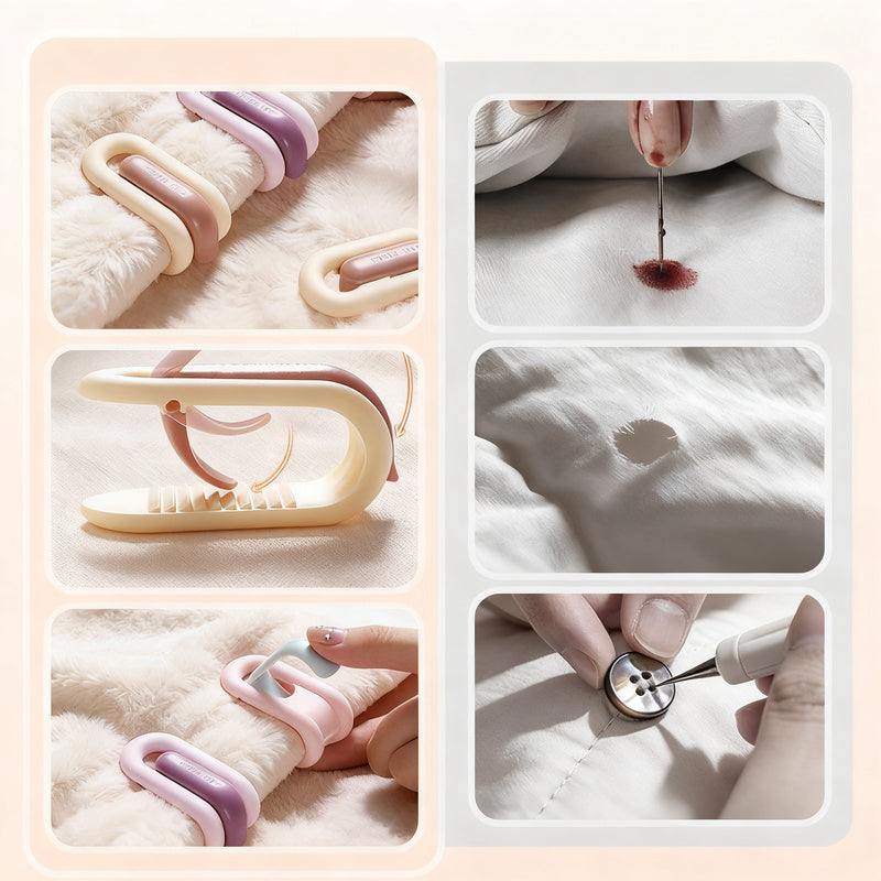 Duvet clips without needles — product view 2