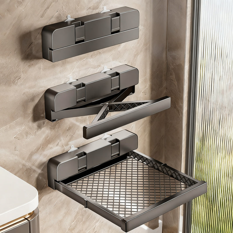 Wall shelf for sink, foldable — product view 2