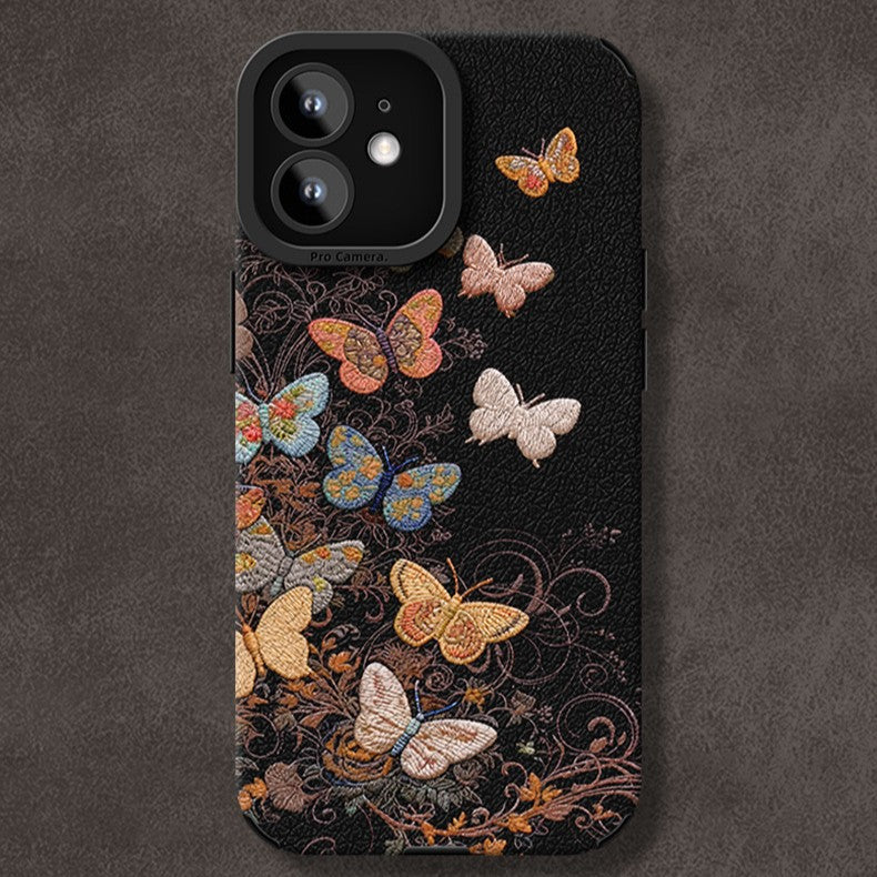 Leather smartphone case — product view 2